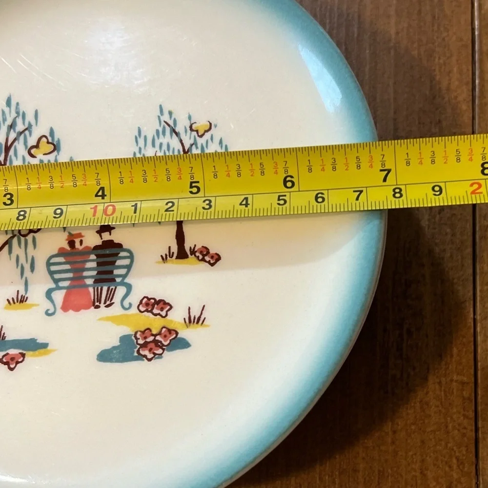 5 Vintage Brock of California Forever Yours Side/Salad MCM Plates 6 3/4”